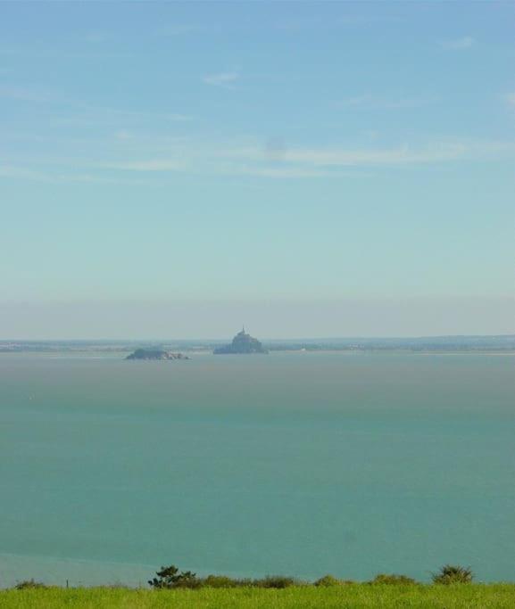 Maison Vue Sur Le Mont Saint Michel Et Sa Baie Champeaux ภายนอก รูปภาพ